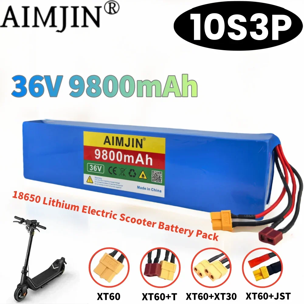 

10S3P 36V 9800mAh 18650 Lithium ion Rechargeable Suitable For Joyor Y1 X1 F3 A3 Electric Scooter Battery