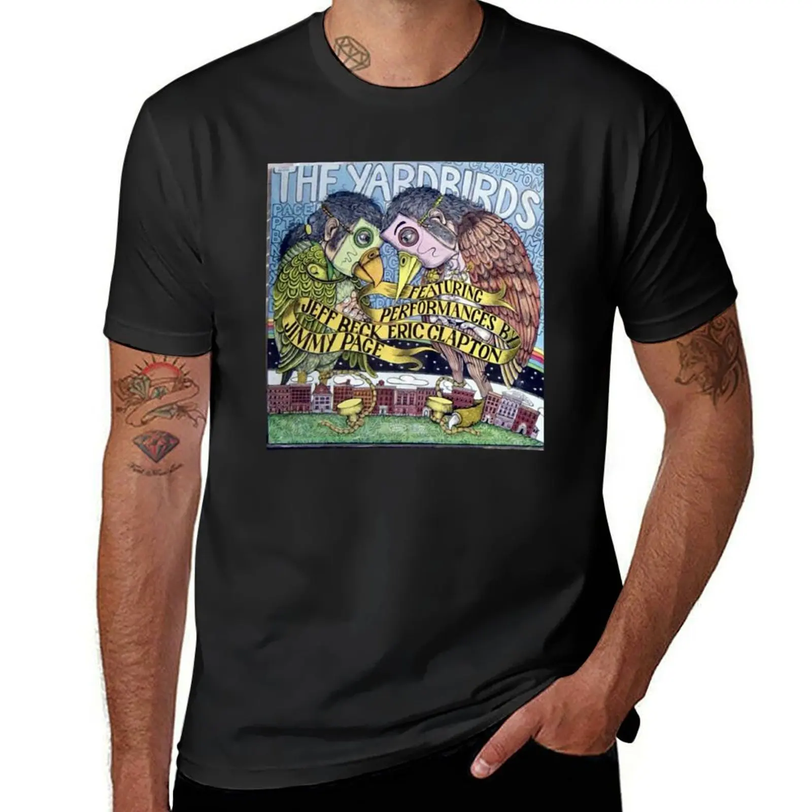 

The Yardbirds T-Shirt vintage clothes Personalized t-shirt rapper graphic tees vintage anime shirt plain white t shirts men