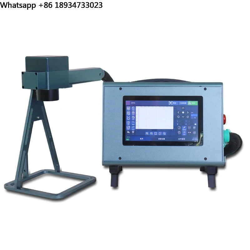 New Handheld Portle 0W Fiber Engraving Marking hine AI/BMP/PLT High Productivity