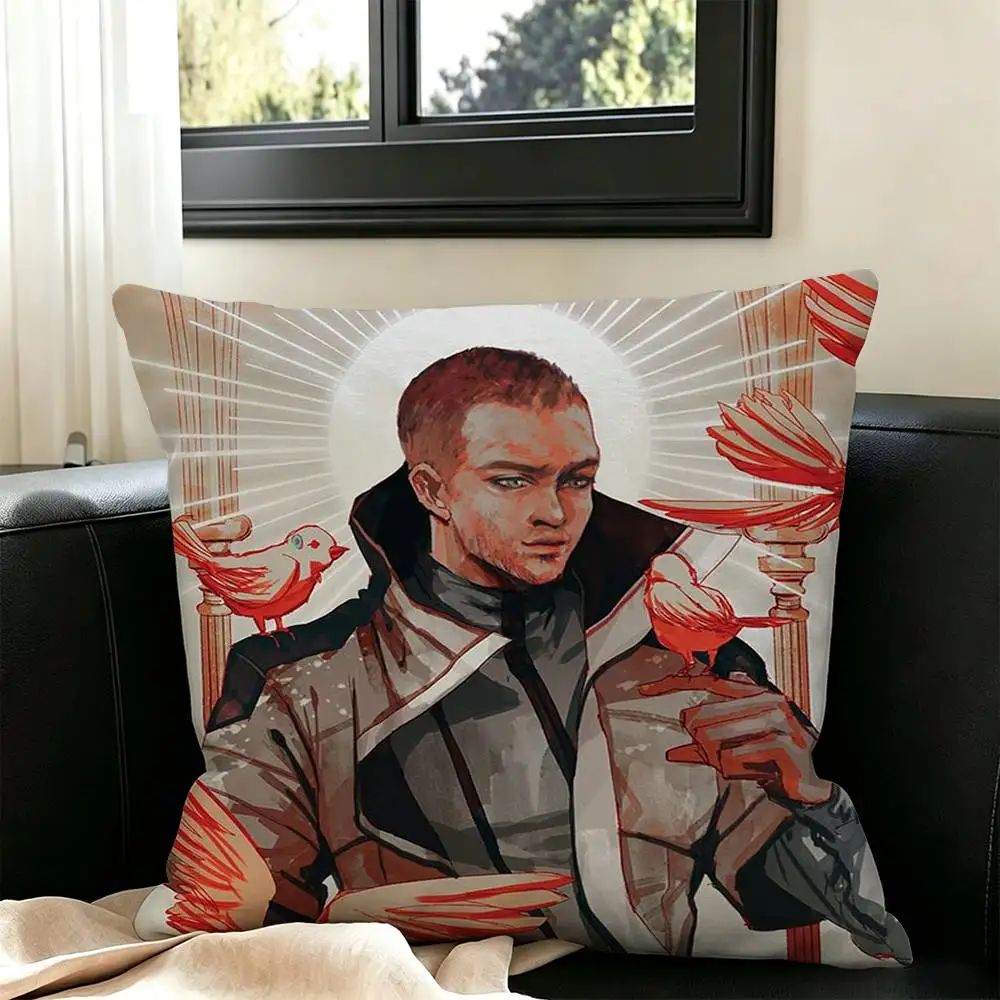Detroit Become Human  Square Double-Sided printed Pillow Case Bedroom Bedside Pillow Sofa Cushion Cover