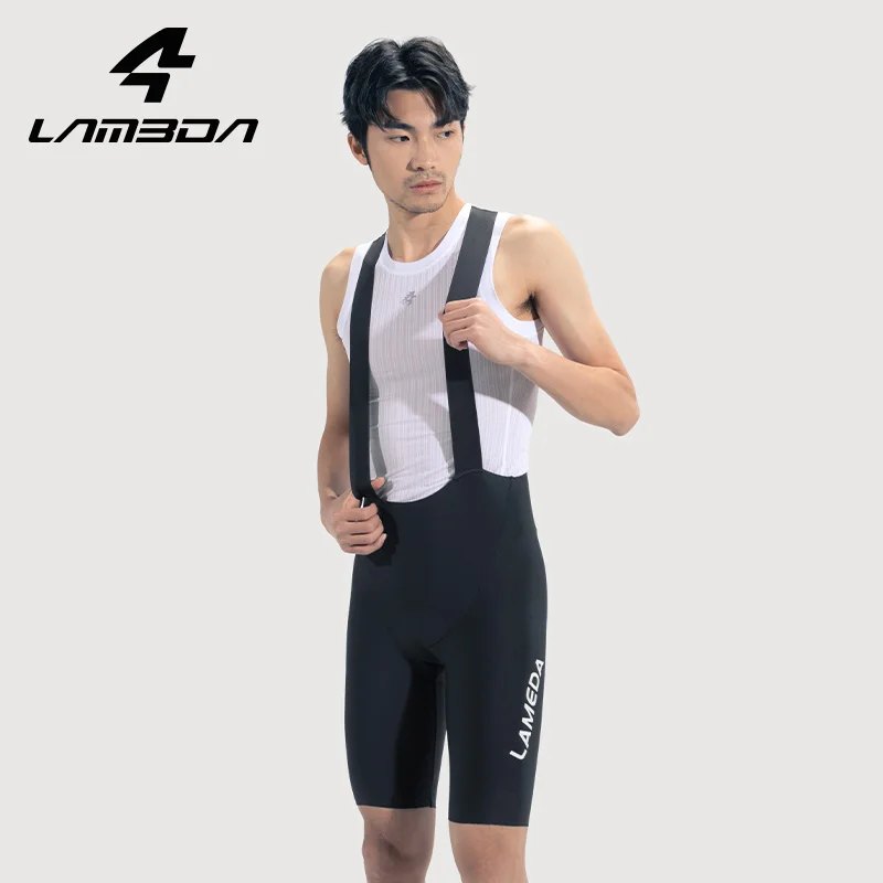 

LAMEDA Summer Cycling Bibs Men Padded Road Bike Shorts Riding Tights with Shoulder Straps Bicycle Shorts MTB Cycling Clothing