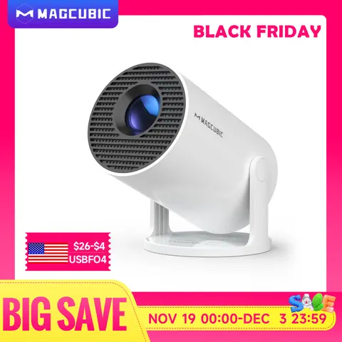 Magcubic HY300 Pro projecteur 290ANSI natif 720P système de mise en miroir d'écran sans fil double bande WiFi Hi-chip A3100 pour Home cinéma