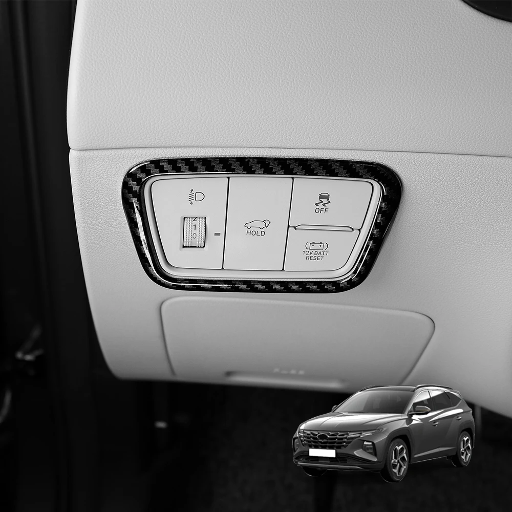 

Headlight Adjustment Switch Panel Protective Cover Headlight Area Interior Part ABS For Hyundai Tucson NX4 2022-2024 Left-hand