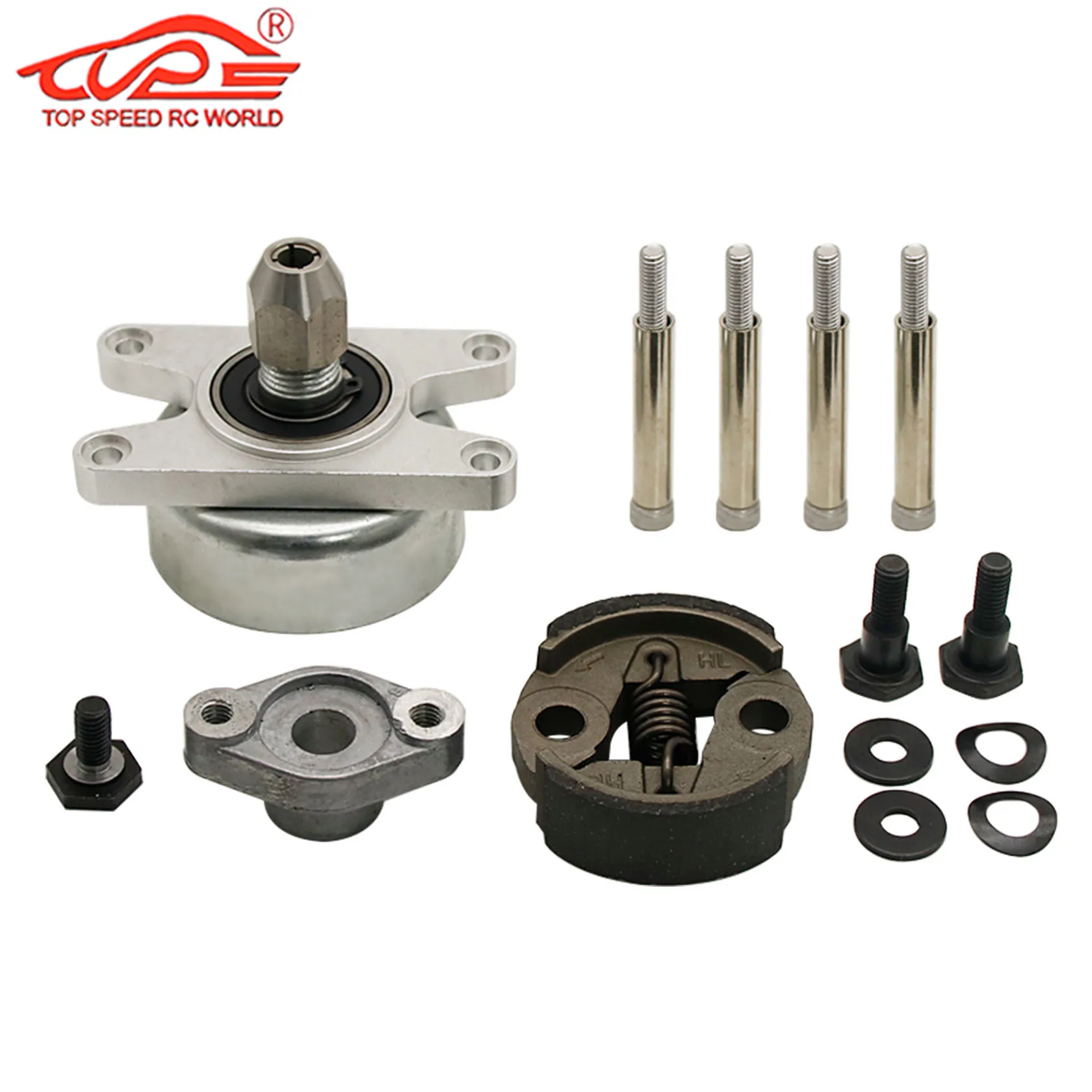 Op afstand bestuurbare Rc Boot Metalen Koppeling Kit voor RCMK Zenoah Clone Scheepsmotor 26cc-58cc QJ Motoronderdelen