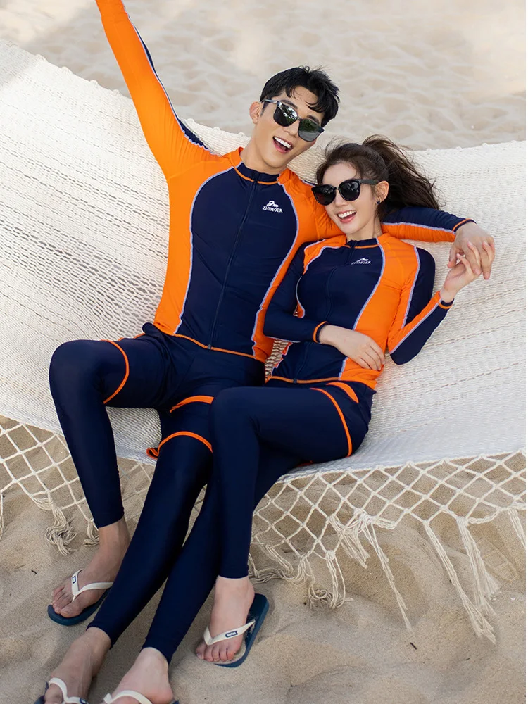 3-5pcs/set Rash Guards for Women/Men Sun UV Protection Clothing Full Long Sleeve Shirts+Leggings with Bikini Hiking Swim Run