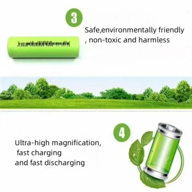 Original 3.2V 3000mAh 18650 Lithium Iron Phosphate Rechargeable Battery 1C-3C 21700 LiFePO4 battery For flashlight Mini fan