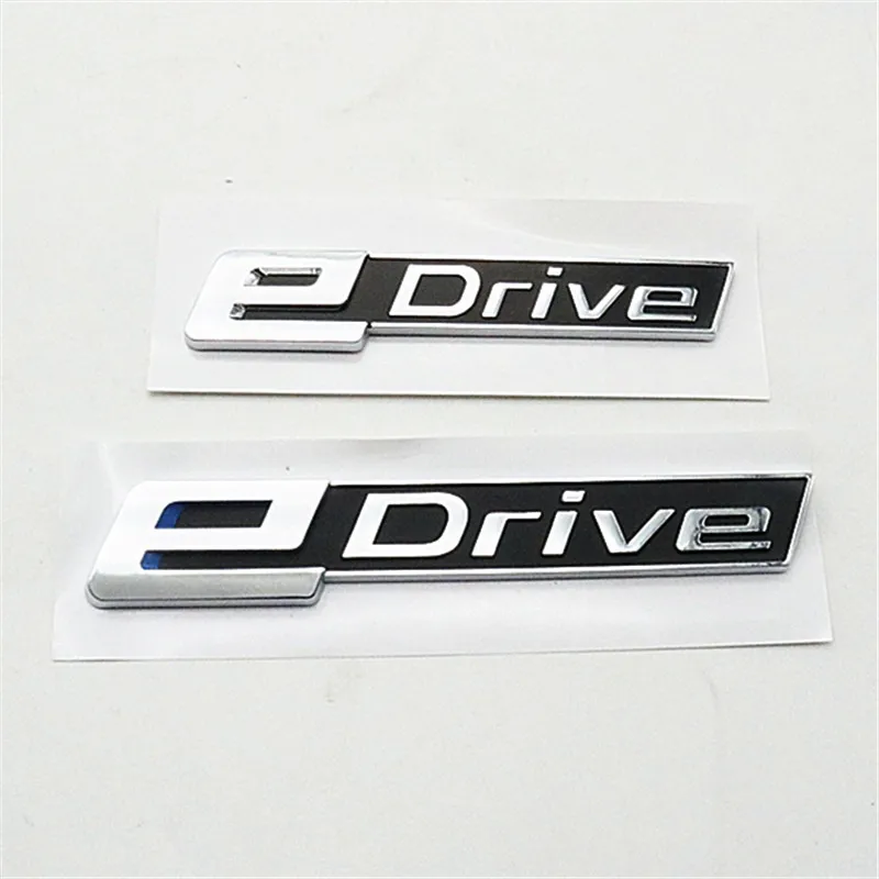 eDrive Emblem Car Side Fender Sticker Rear Tail Letter Badge Trunk Logo For X1 X3 X5 X6 x7 i8 i3 e Drive