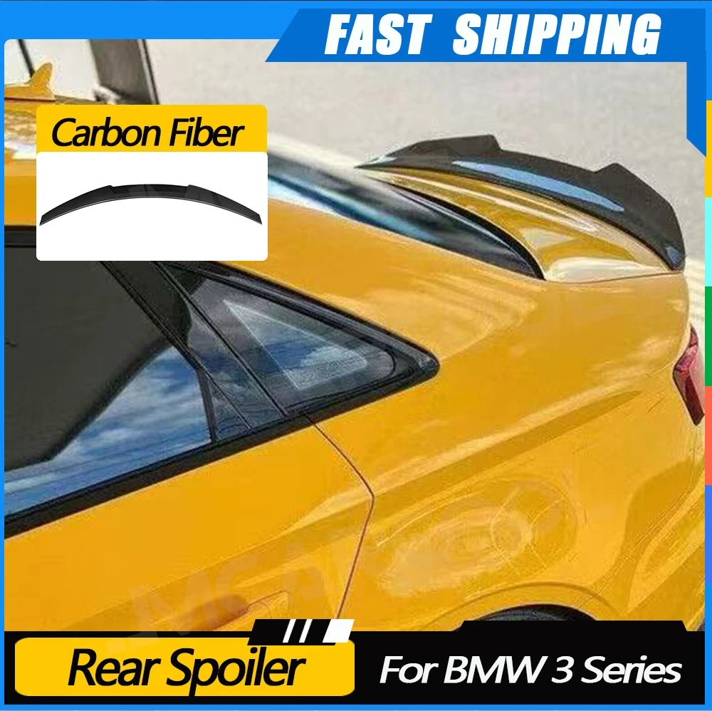 

JMCARCOOL Carbon Fiber Car Rear Trunk Lid Boot Spoiler Wings Tuning For BMW 3 Series G20 G80 M3 320i 325i 330i M340i 2019-2022
