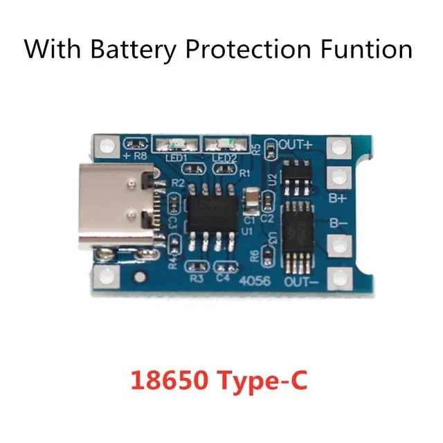 2/5 STKS 5 V 1A Micro/Type-c/Mini 18650 TP4056 Lithium Batterij Oplader Module Opladen Board Met Bescherming Dubbele Functies Li-ion
