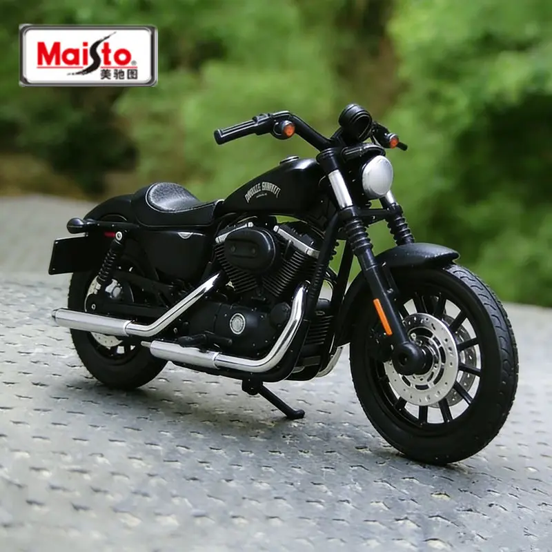 

Модель мотоцикла Maisto 1:12 Harley Davidson Sportster Iron 883, спортивный мотоцикл из сплава, металлическая модель уличного круизера, игрушка для детей, подарок