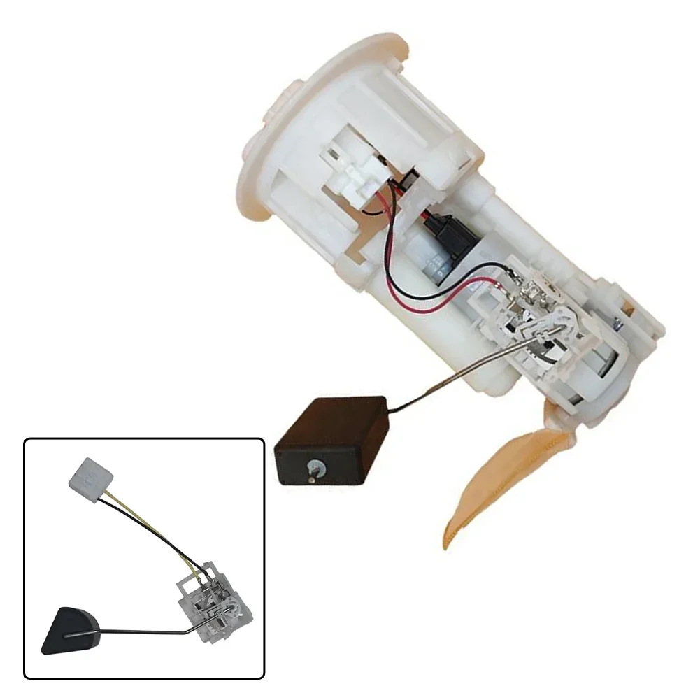 1x White Plastic Fuel Pump Module Assembly Suitable For Toyota-Yaris 1999-2005 #77020-0D010 Direct Replacement Car Parts