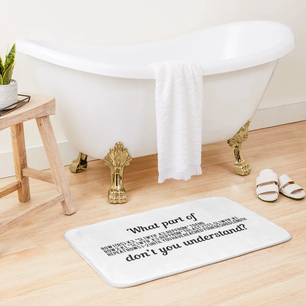 

Knitting Jargon Bath Mat Things For Bathroom Floors For Bathroom Set Ofs In The Bathroom Non Slip Carpet Mat