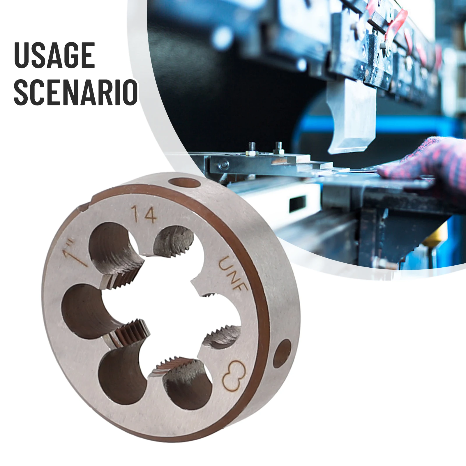1\\\\\\\'\\\\\\\'-14 Right Hand Thread Threading Tools UNS Die 14.8mm Thickness 54.4mm Outer Diameter High-quality Materials