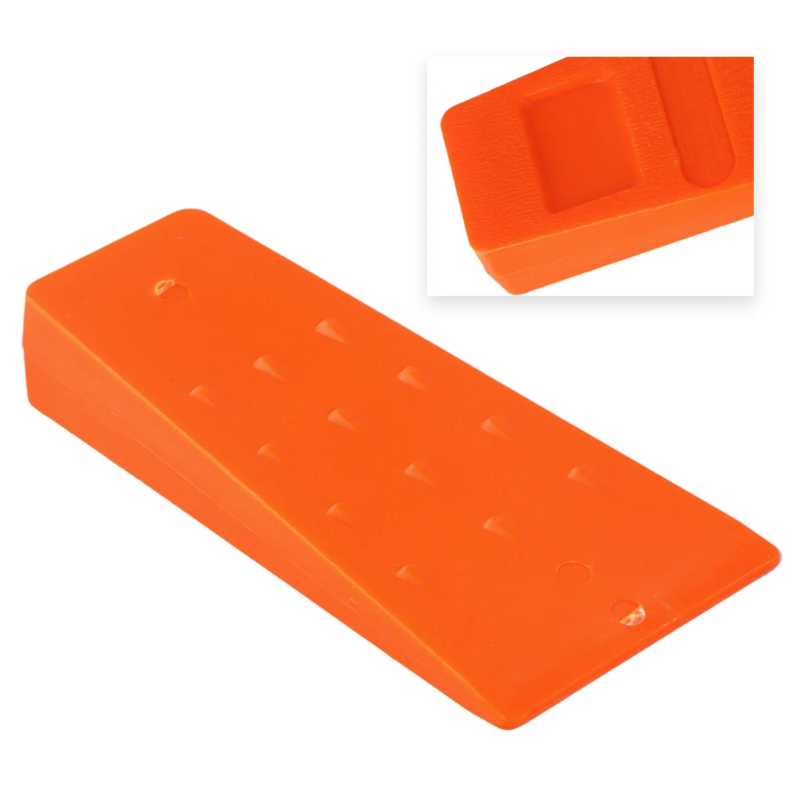 Hot Sale Newest Pratical Felling Wedges 14x5x2cm Accessory Logging Orange Supplies 135g ABS Plastic Dependable