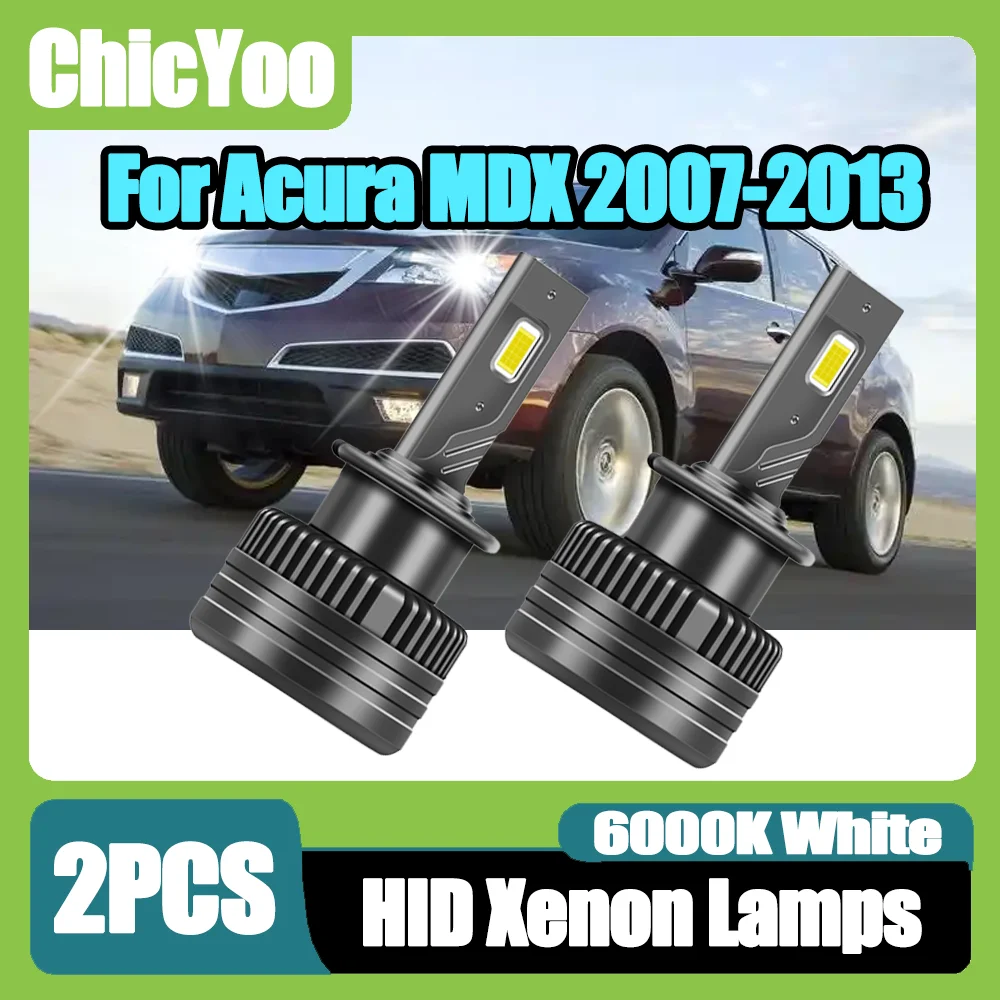 

2PCS High Power 120W HID Xenon Lights 30000LM Canbus LED Headlight Bulbs 6000K Super White Auto Lamps For Acura MDX 2007-2013