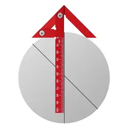 木工直角定規、建築図面用分度器、45 90度