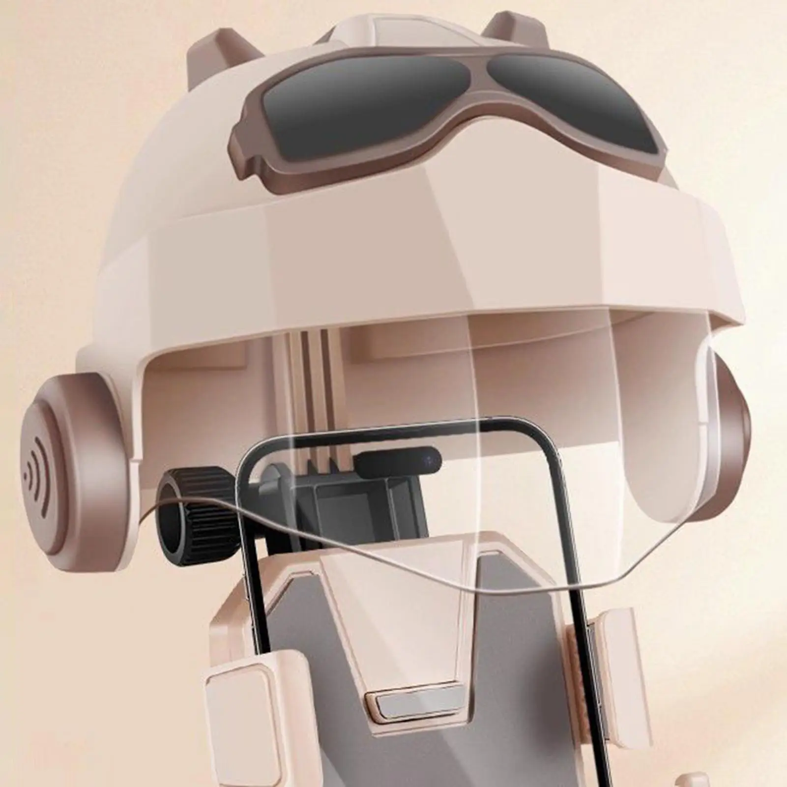 Cell Phone Sunshade Sun Rain Protection Shield Cute Motorcycle Phone Mount Helmet For Scooter Bike Mountain Road Commuting Daily