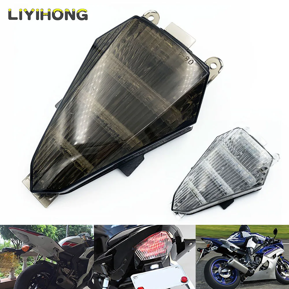 

Motorcycle light for Yamaha YZF R6 YZF-R6 08-16 Modified LED tail light motorcycle brake light with led turn signal Accessories