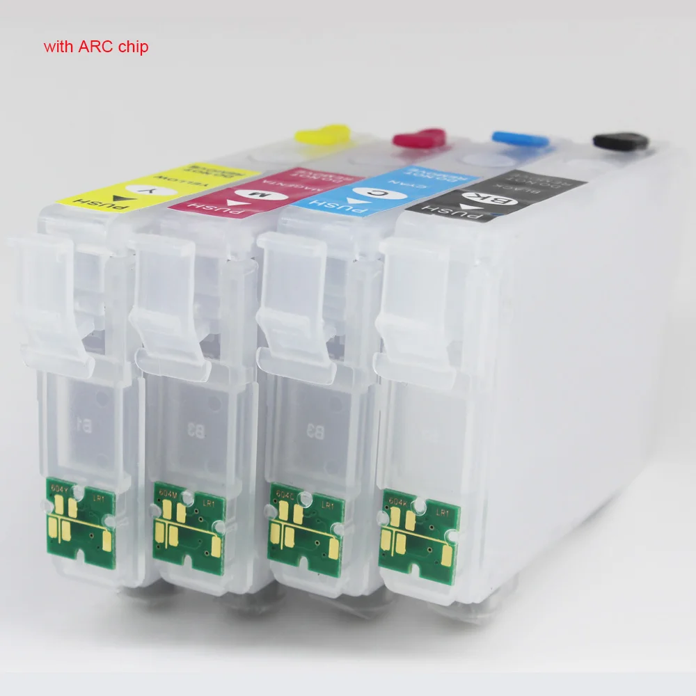 T604XL T604 604 ARC empty refill Ink Cartridge compatible for Epson XP-2200 XP-2205 XP-3200 XP-3205 XP-4200 WF 2910 2930 Printer