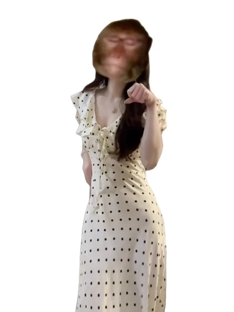 Robes d'été à manches courtes pour femmes, avec col, Modal, amincissant, contrôle du ventre, ceinture élastique, coupe ajustée, rétro, collège OL, automne