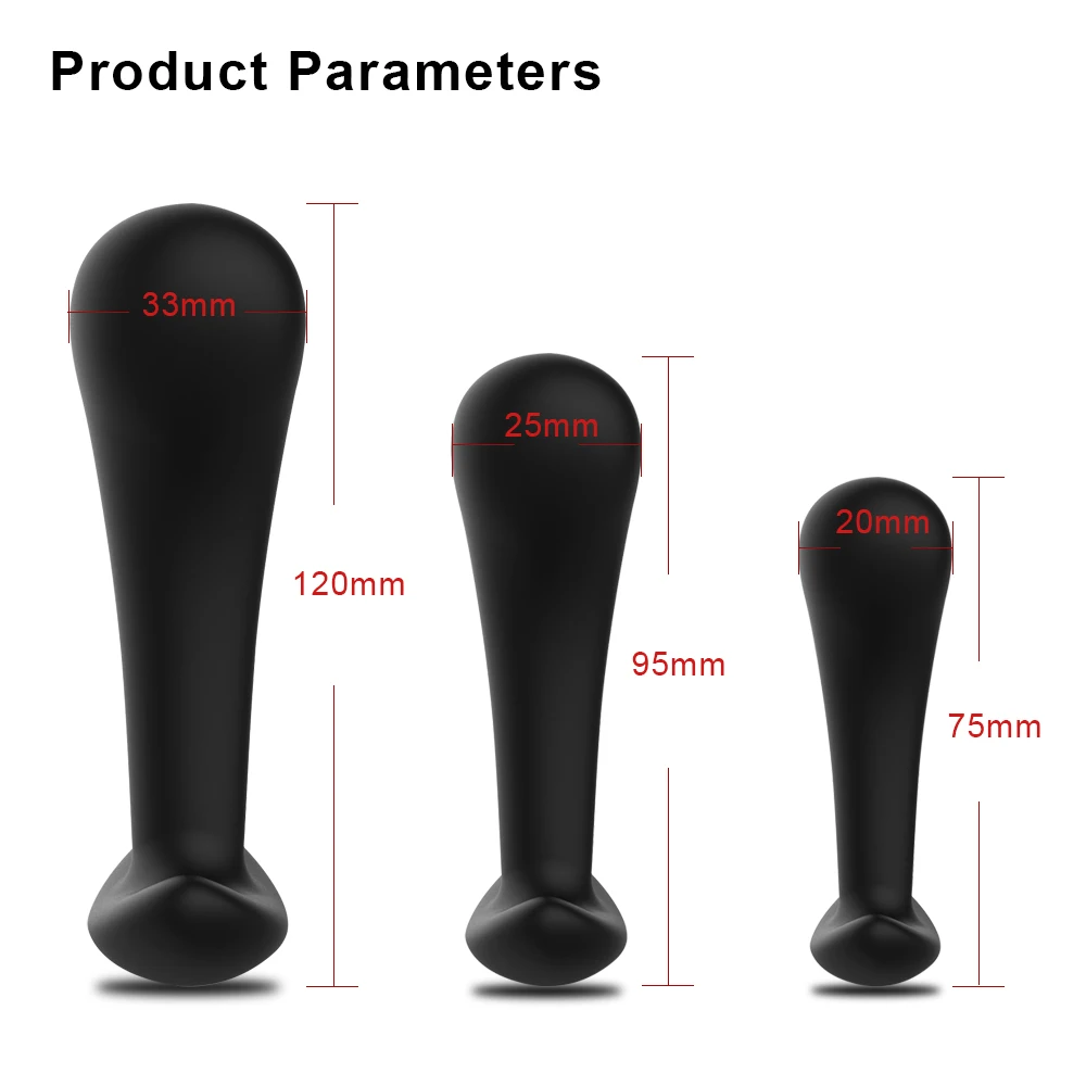 Prostate Stimulator Soft Silicone Anal Plug Wearable Anal Stimulator Male&female Couple Sex Toys Gay Male Toys Adult Products