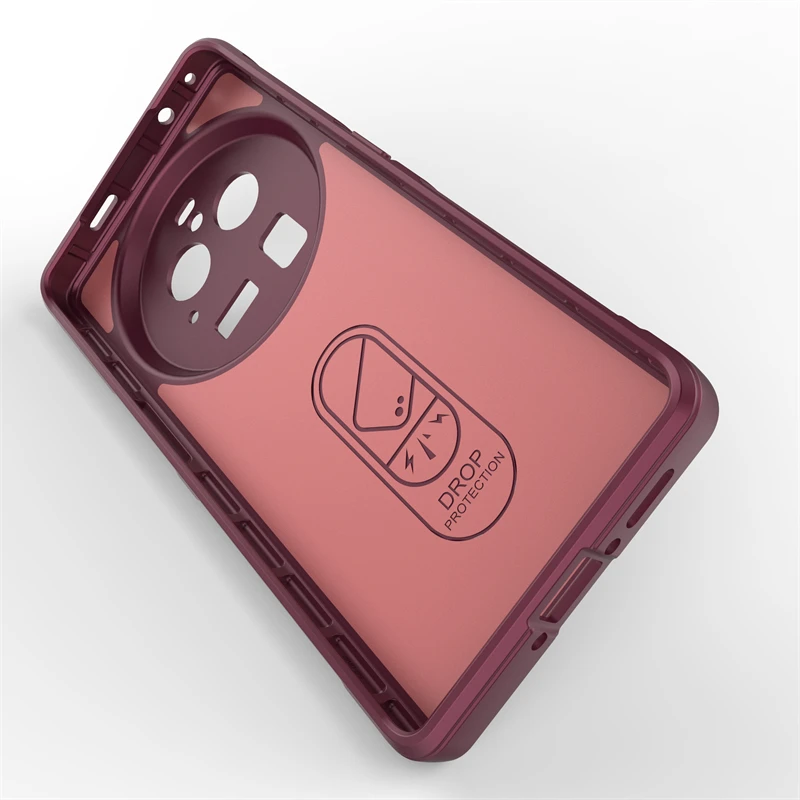 حافظة مدرعة مضادة للصدمات من ممن لهم البحث عن x6 برو ، لينة الوفير الخلفي من البولي يوريثان للعثور على x6 برو