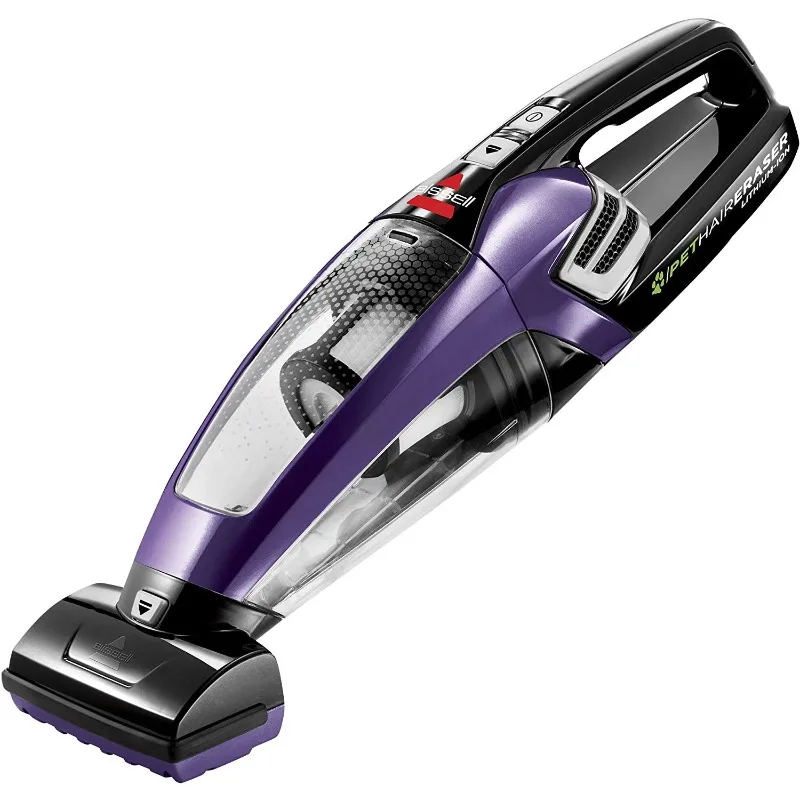 

BISSELL Pet Hair Eraser Lithium Ion Cordless Hand Vacuum, Purple, 2390A