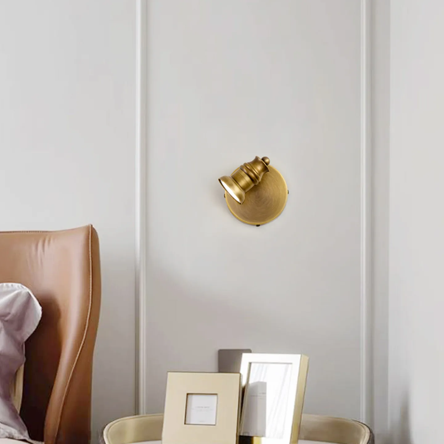 Copper Small Led Wall Lamp Reading Lamps Shop Fill Light Angle Adjustable House Number Picture Lighting Fixture