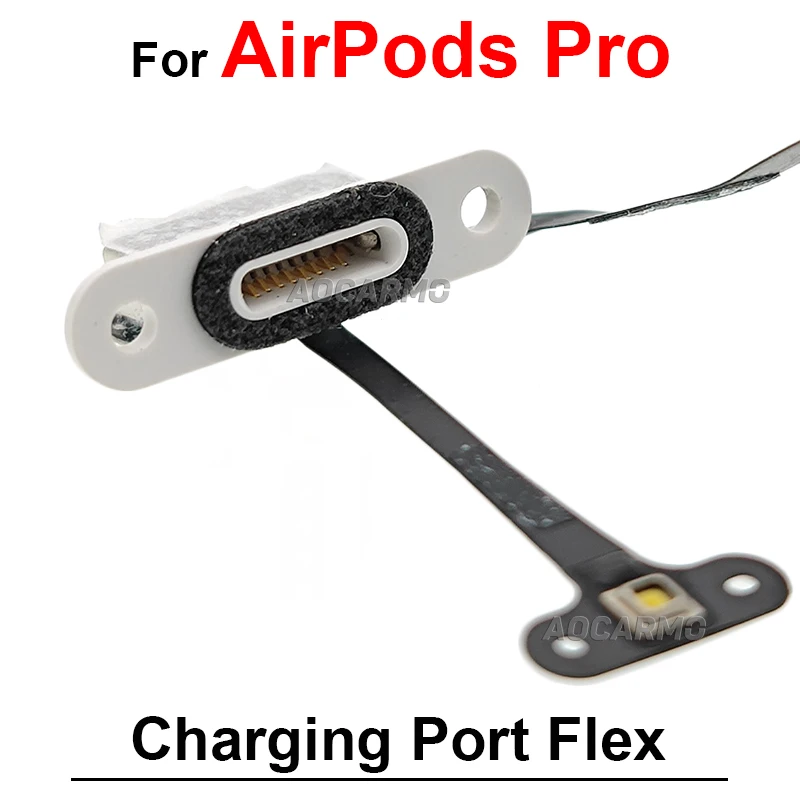 For AirPods Pro Earphone Charger Charging Port Dock Connector Flex Cable Replacement Repair Parts