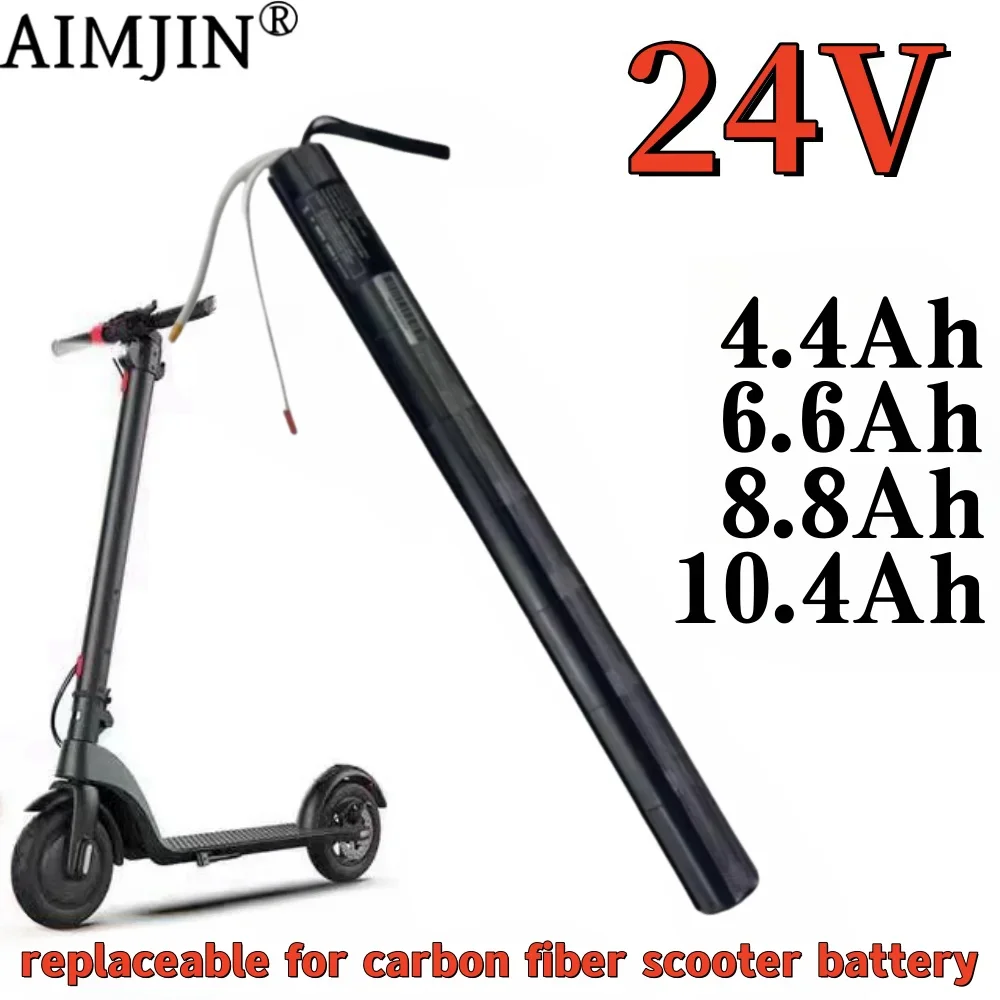 

24V 4400mAh 6600mAh 8800mAh 10400mAh Lithium Battery Pack Carbon Fiber Scooter Electric Scooter Battery Pack