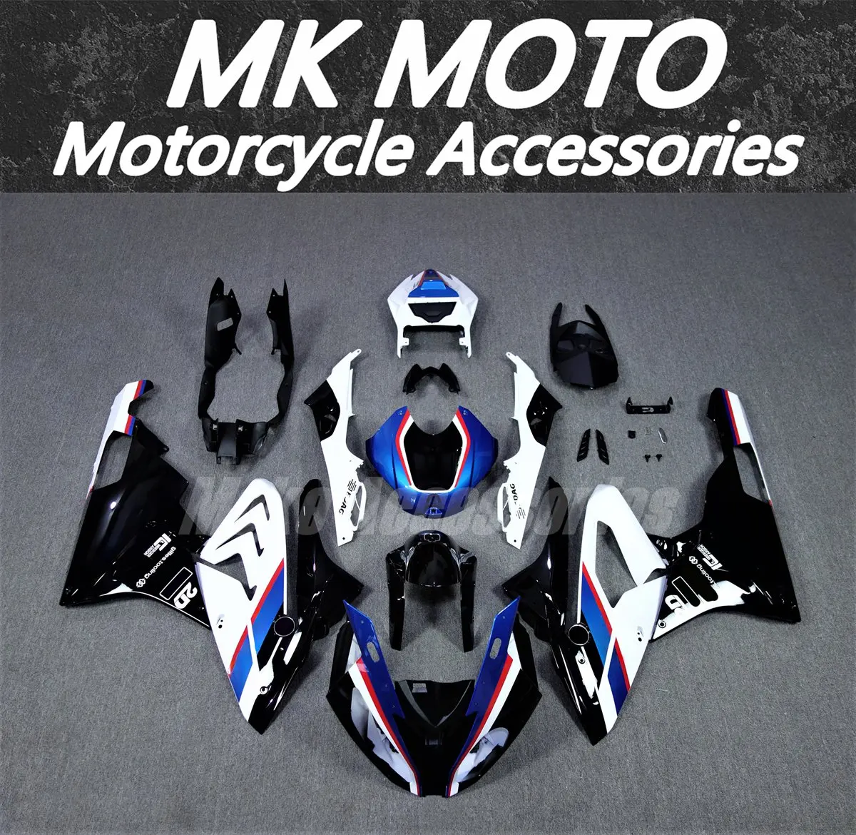 

Moke moto Motorcycle Fairings Kit Fit For S1000rr 2015 2016 Bodywork Set 15 16 High Quality ABS Injection White Blue Black
