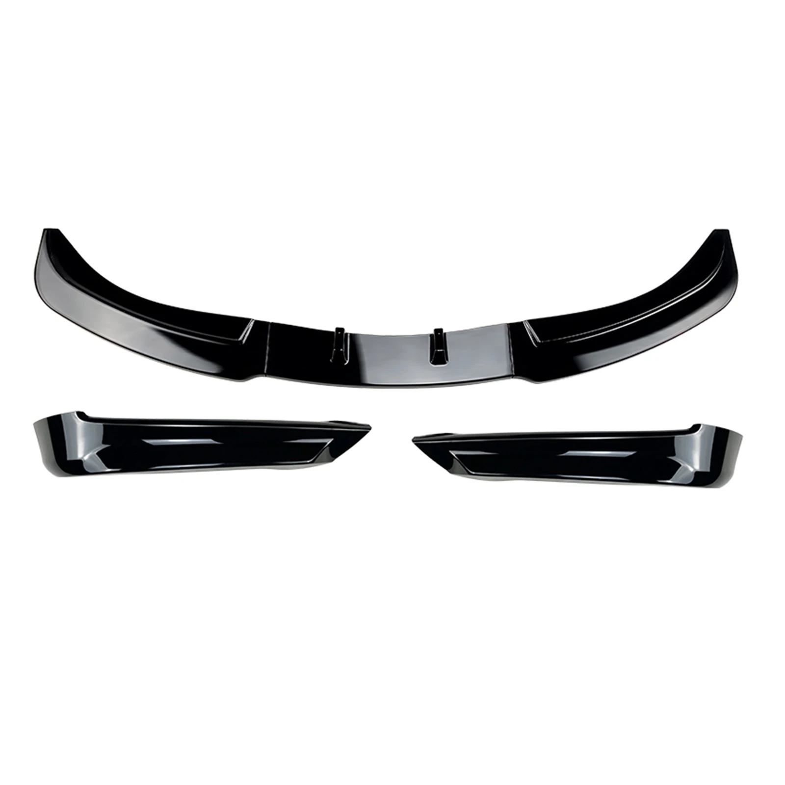 Front Bumper Lower Spoiler Lip & Side Splitter Cover Blade For BMW 3 Series E90 E91 320i 330i 2005-2008