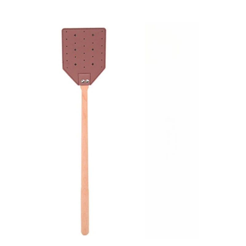 

New Swat Pestt Leather Hanging Rope Fly Swatter Long Heavy Duty Flyswatter Manual Lightweight Manual Fly Swatter Portable Manual