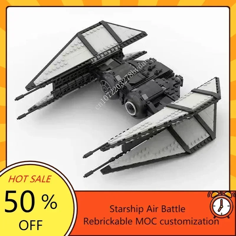 

635PCS MOC Space Battle First Order Tie Bomber Model Custom Puzzle Technology DIY Creative Assembly Kids Toys Gifts