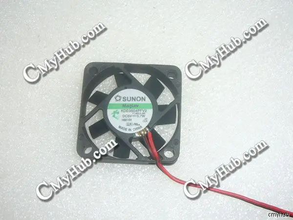 For SUNON KDE0504PFV2 DC5V 0.7W 11.MS.A.GN 4010 4CM 40mm 40x40x10mm 2Pin 2Wire Cooling Fan KDE0504PFV2