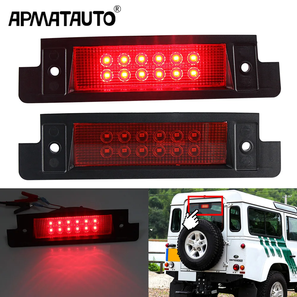 

1Pcs High Mount LED Brake Lamp Assembly Tail 3rd Third Brake Light For Land Rover Discovery 1994-2004 Defender 90/110 1997-2006