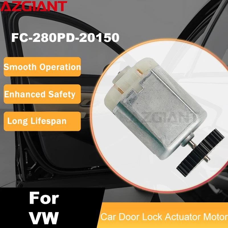 

AZGIANT Front/Rear Door Lock Latch Actuator Left/Right For VW Caddy 2K MK3/Golf V MK5 FC-280PD-20150 07066A carro Repair