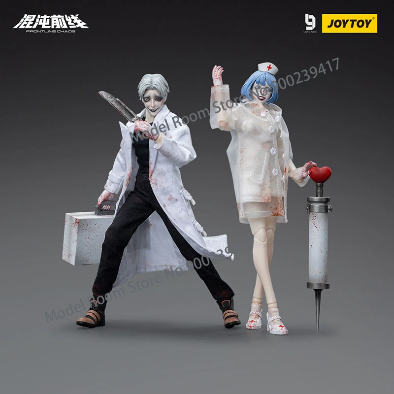 

JOYTOY Level Nine 1/12 Frontline Chaos Dr. White NO.77 Action Figure 16cm Anime Figurine Model Toy for Collection