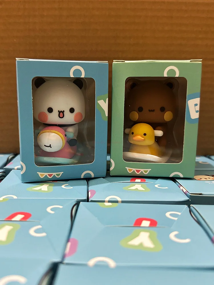 Bambola Bubu e Dudu figure Yiers Mitao Panda modello emozionante da collezione Kawaii orso giocattolo ornamento decorazioni per la casa regalo cura carino