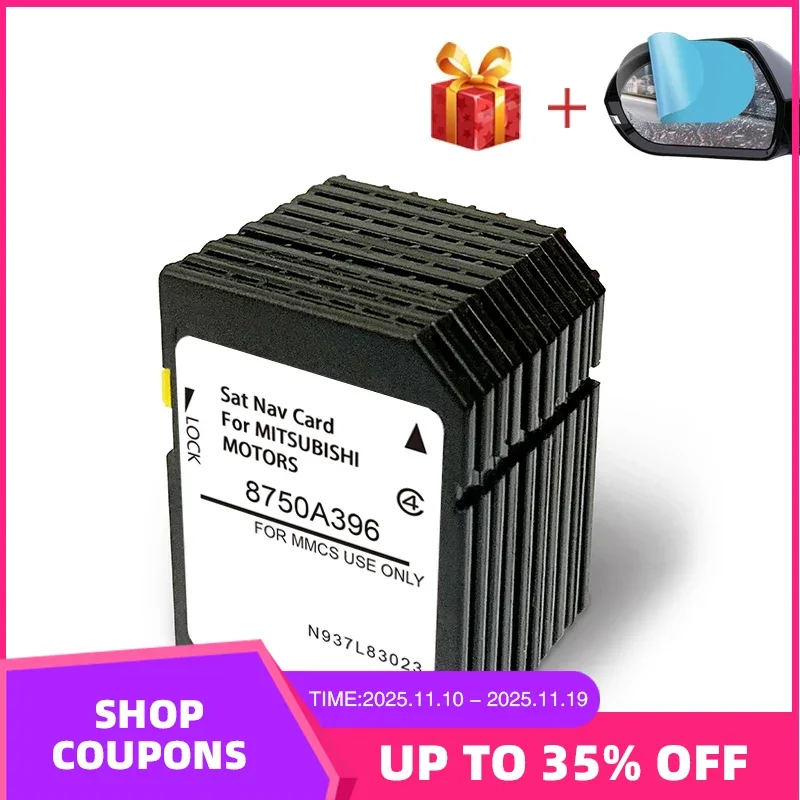 

NEW Map Sat Nav 2021 Navigation SD Card For Mitsubishi Outlander Pajero ASX Lancer 2013-2014 Europe UK with Anti Fog Sticker