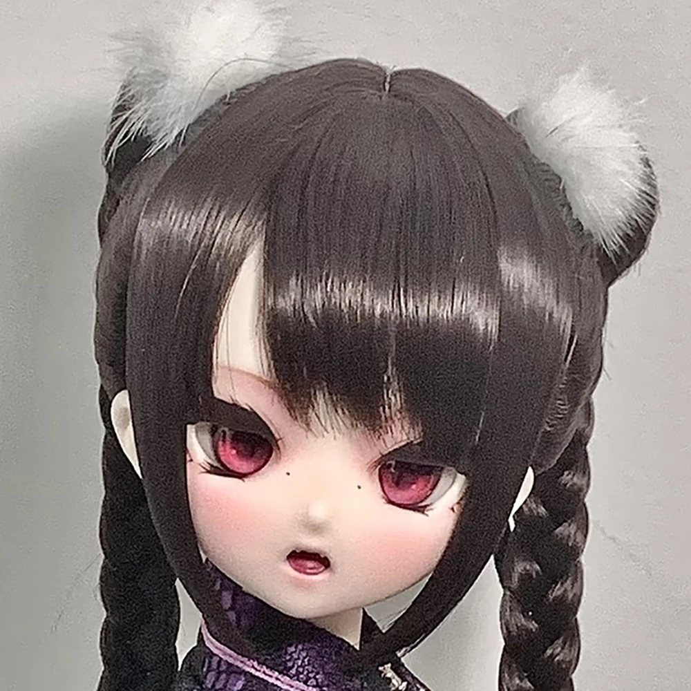 1/4 BJD Doll Head No Makeup Women Resin Material DIY Anime Women Doll No Makeup Doll Accessories Toy Gifts