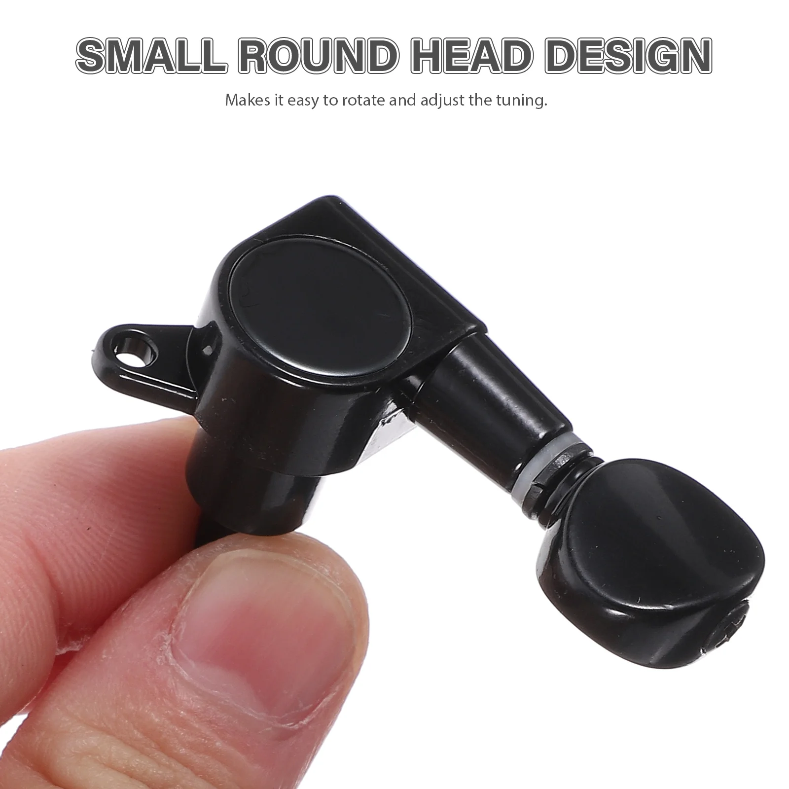 

6 Pcs Guitar Tuners Peg Folk Pegs Guitars Tuning Universal Small Round Head Accessories