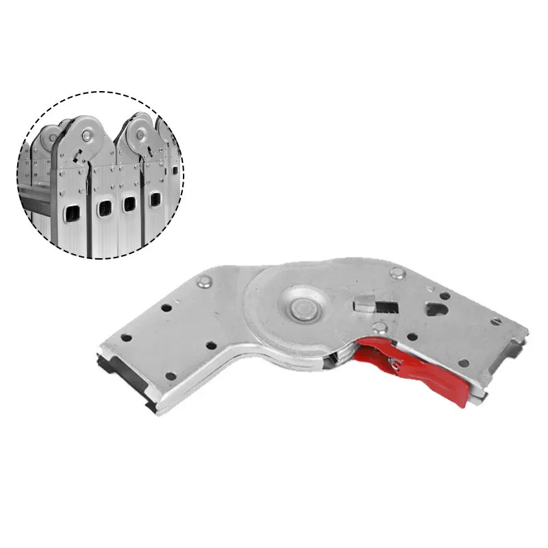 Imagem -03 - Alumínio Escada Acessórios Dobradiça Telescópico Joint Cotovelo Espessamento Herringbone Lock Connector