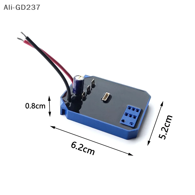 Placa de Control de interruptor de amoladora angular de GD237-1PC, batería de litio sin escobillas, controlador de línea de placa de Control de interruptor de llave eléctrica