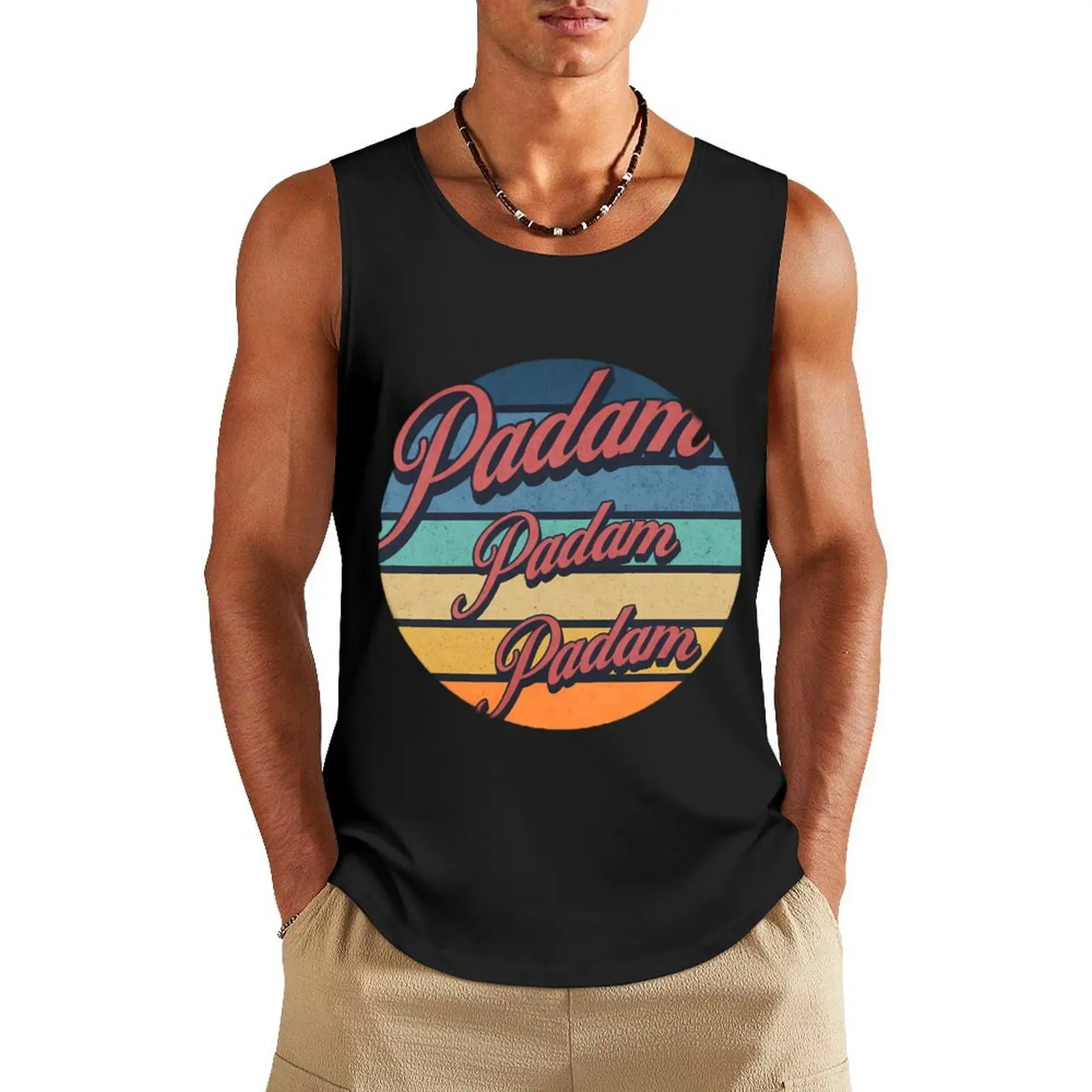 

Padam Padam Tank Top summer Men's summer t-shirt Men's clothes