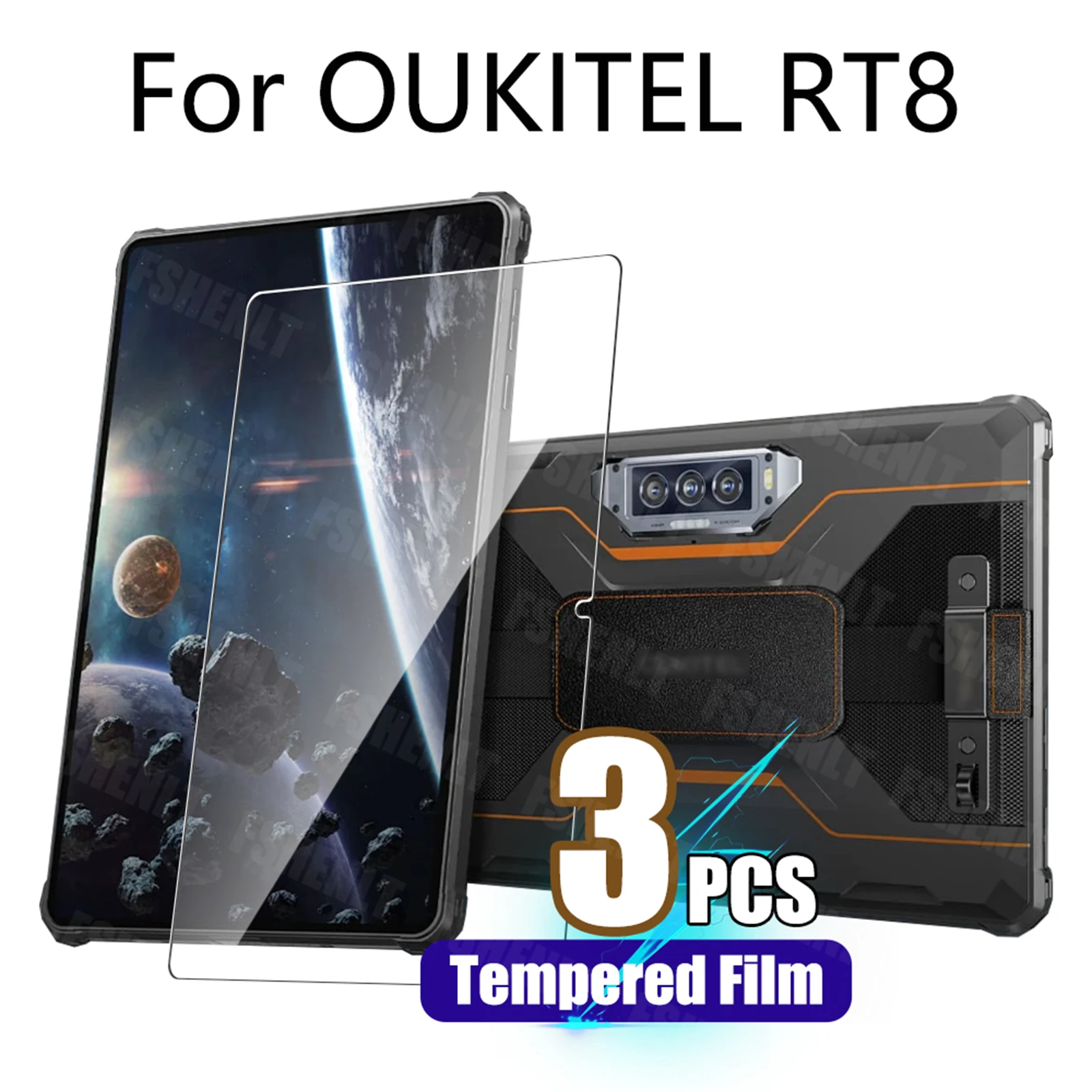 Osłona ekranu do tabletu Oukitel RT8 11 cali 2024 Premium HD Clear 9H Twardość Szkło hartowane Folia do tabletu Oukitel RT8 11" 2024