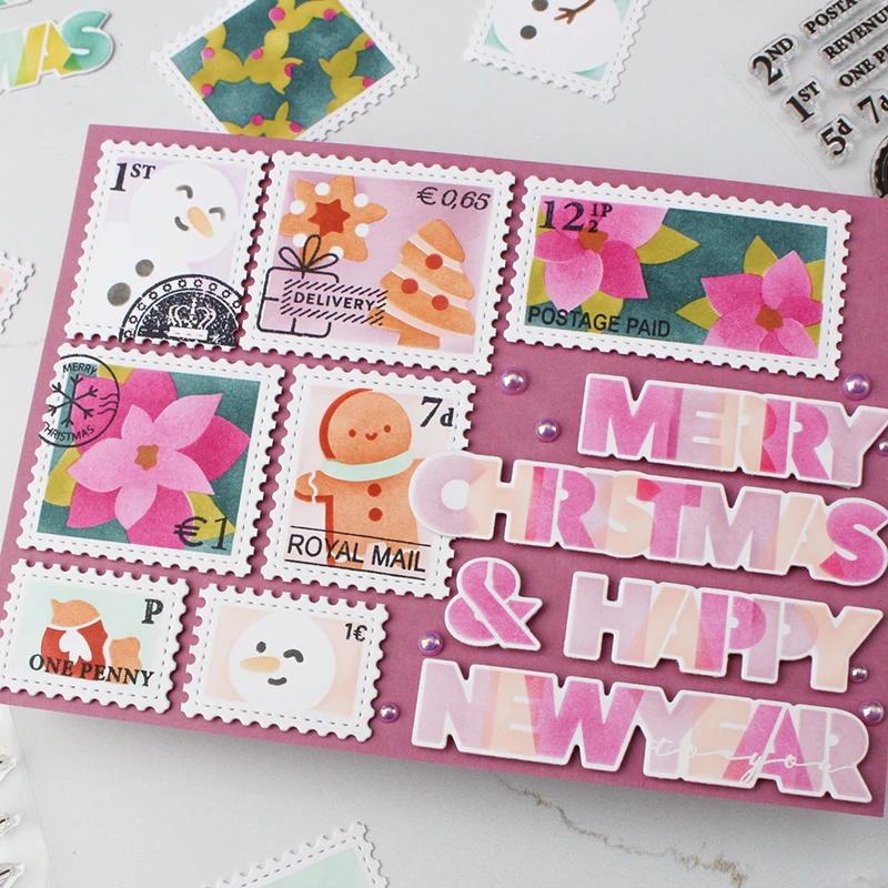 2024 July New Royal Mail Postage Clear Stamps and Scrapbooking For DIY Crafts Greeting Card Making Without Metal Cutting Dies