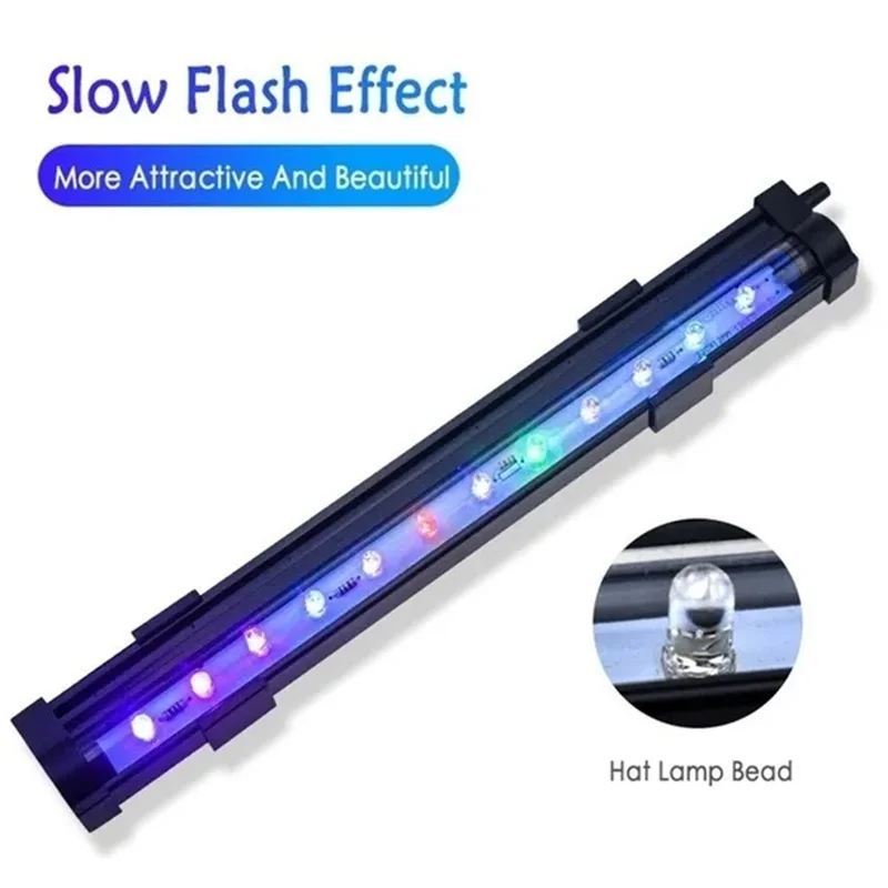 Aquarium LED Bubble Light Colorful Light Color Changing Light LED Diving Light Fish Tank Light 15cm, 25.5cm, 35.5cm, 45.5cm