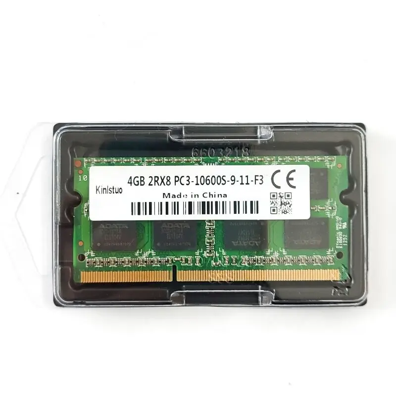 Memória ddr3 4gb 2rx8 1333 sodimm PC3-10600S-9-11-F3 v 204pin dos rams ddr3 4gb 1.5 mhz de kinlstuo do portátil