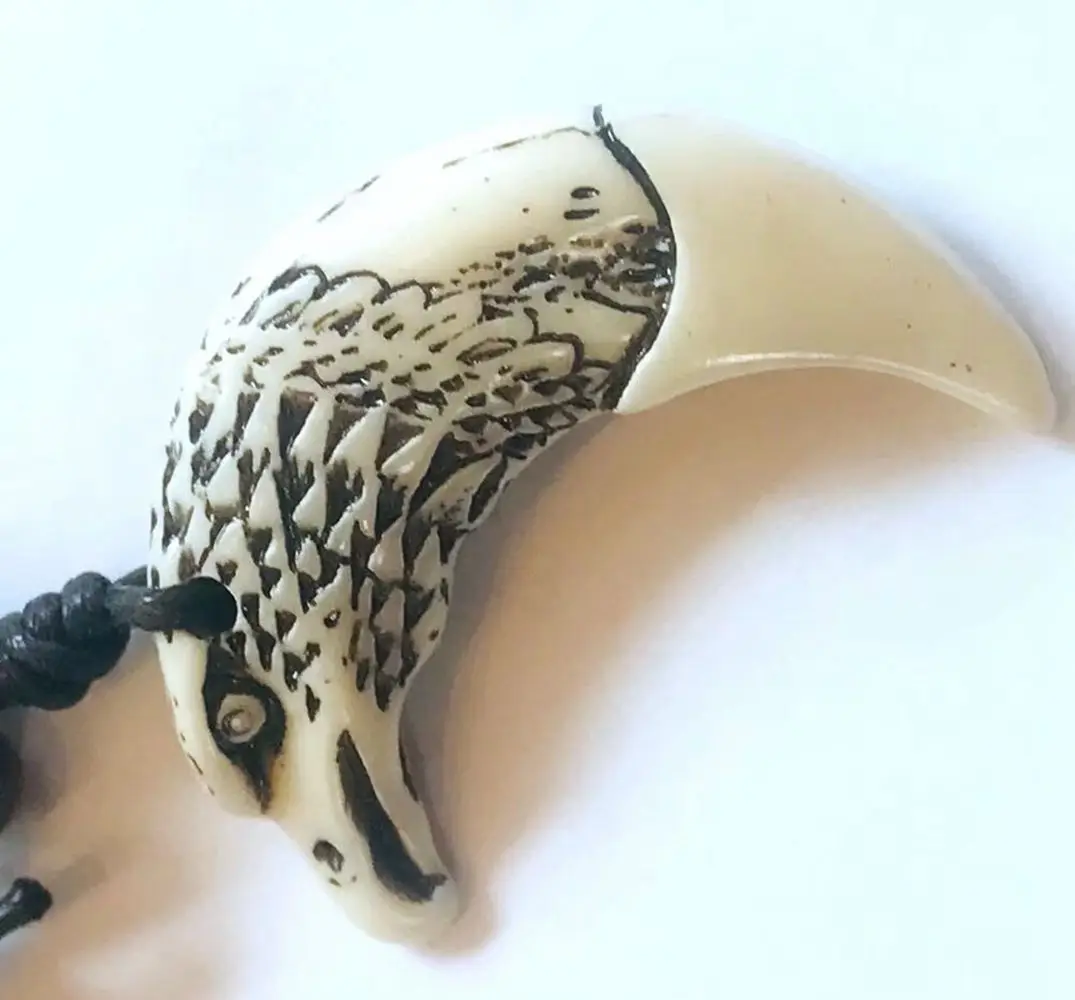 

12 шт., белый демон, орел, тотем, кулон, ожерелья, винтажные готические аксессуары, рок, женские и мужские ювелирные изделия, подарок, декор для вечеринки